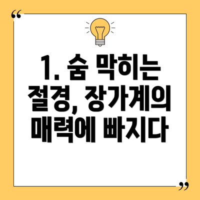 1. 숨 막히는 절경, 장가계의 매력에 빠지다