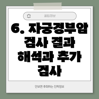 6. 자궁경부암 검사 결과 해석과 추가 검사