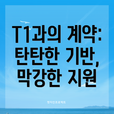T1과의 계약: 탄탄한 기반, 막강한 지원