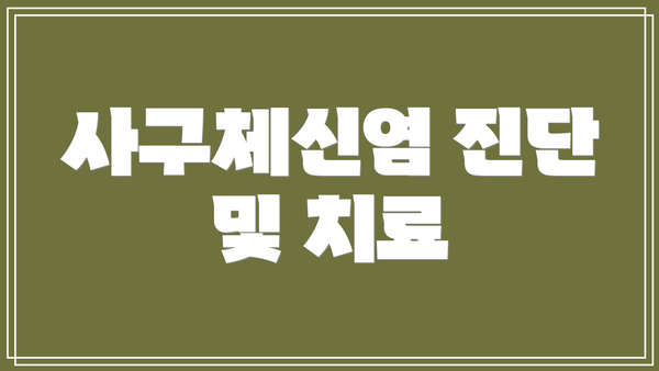 사구체신염 진단 및 치료