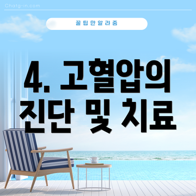 4. 고혈압의 진단 및 치료