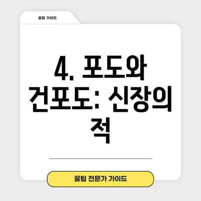 4. 포도와 건포도: 신장의 적