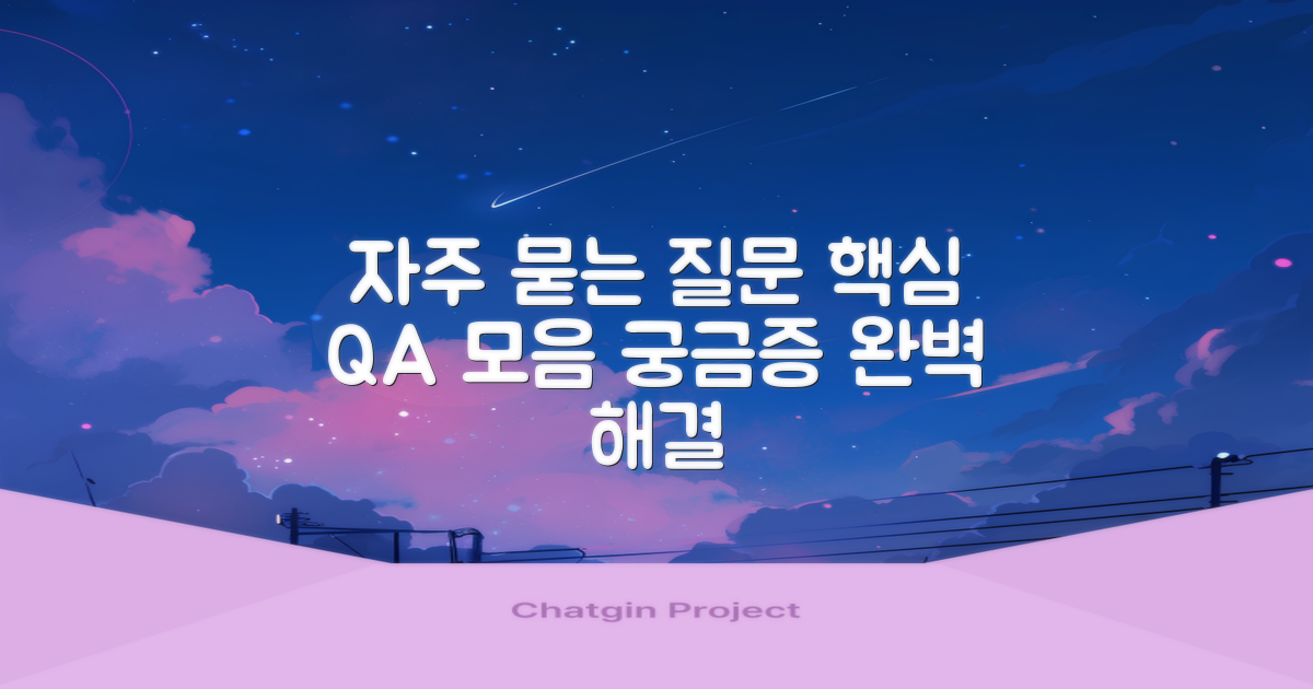 자주 묻는 질문