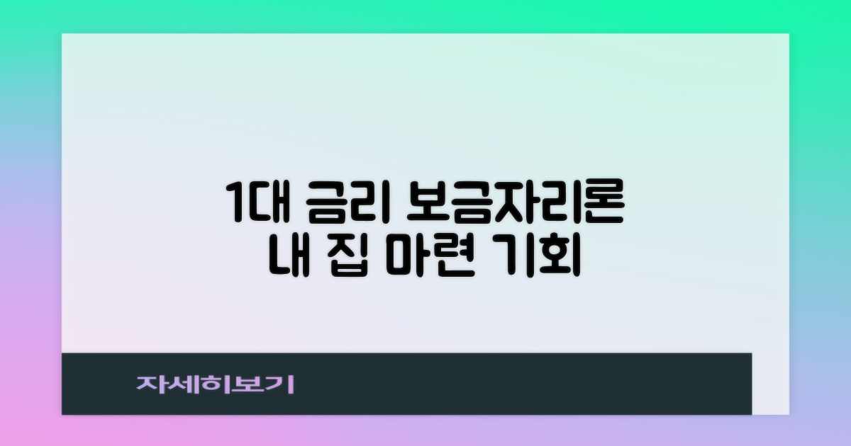 1%대 최저 금리 확인: 2024년 7월, 보금자리론으로 내 집 마련의 꿈을 현실로!