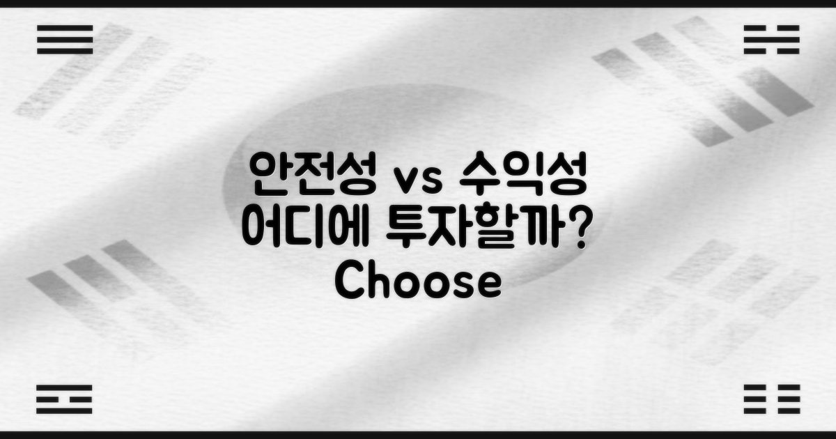 안전성 vs 수익성 분석