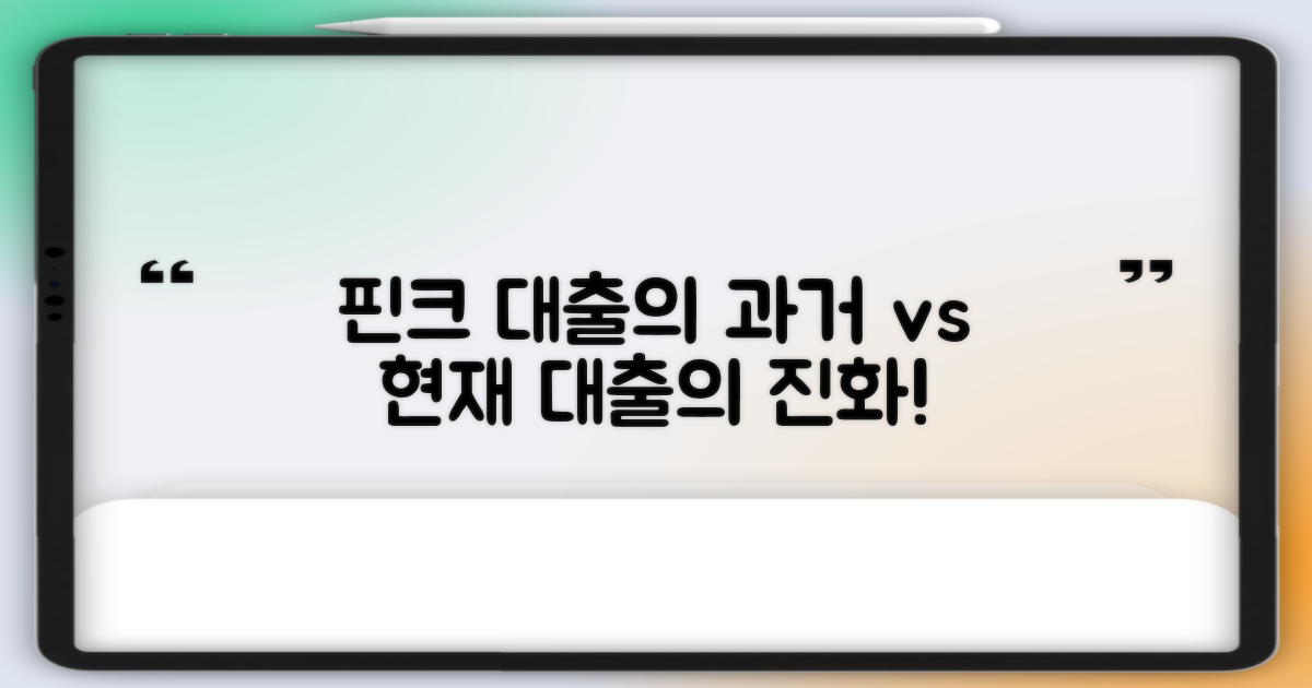 핀크 대출의 과거와 현재