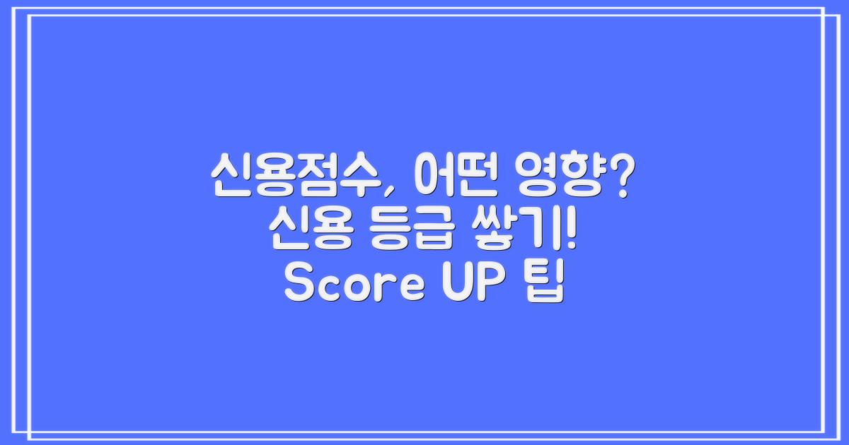 신용점수에는 어떤 영향?