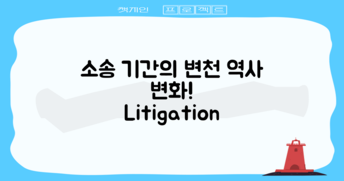 소송 기간의 변천사