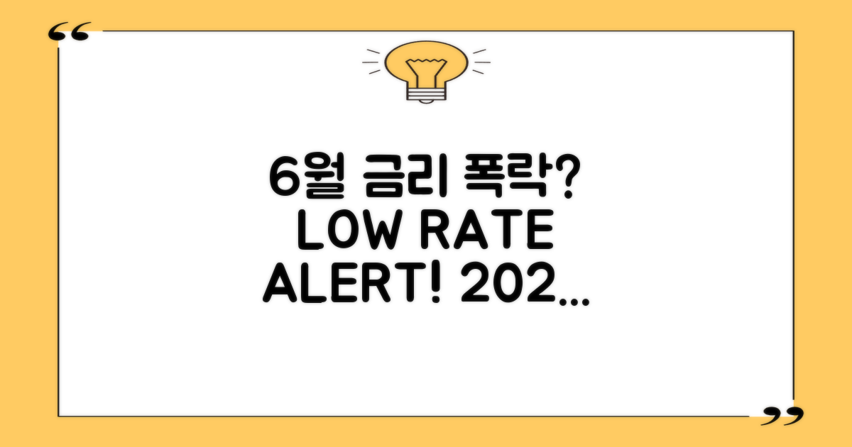 2024년 6월 최저 금리 예측