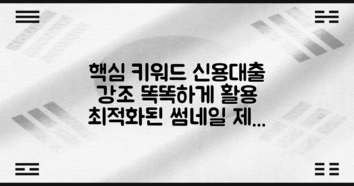 신용대출, 똑똑하게 활용하기